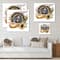 Designart Thanksgiving Vintage Turkey, Sunflowers & Pumpkin Farmhouse Canvas Wall Art
